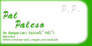 pal palcso business card